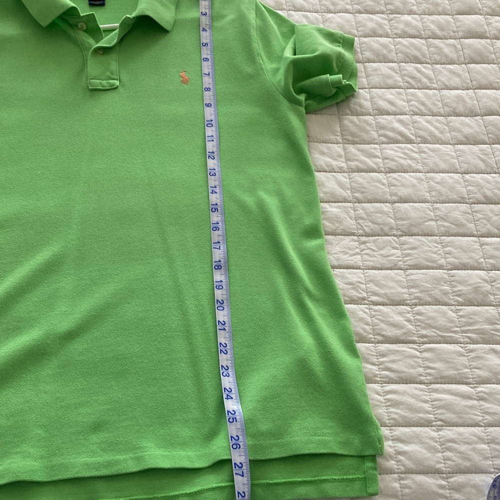 Polo by Ralph Lauren Boy's Vibrant Green Polo Shirt Size XL - Picture 4 of 4
